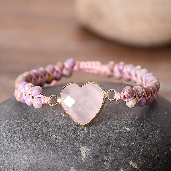 Pink Heart® - Handmade Charm Bracelet – NaturJewels®